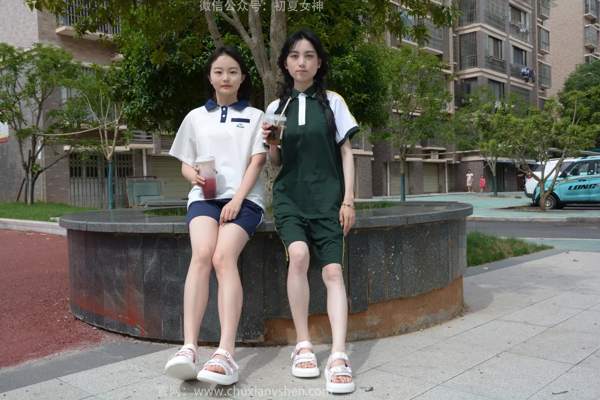 初夏女神 No.185 柒柒、双双 相见恨晚 - 初夏女神